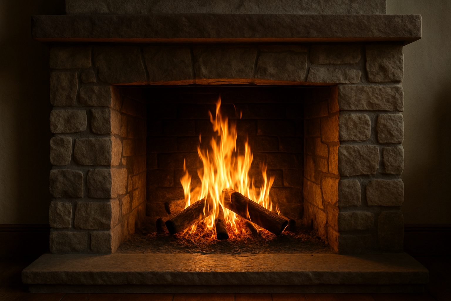 fire place realistic